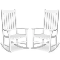 Costway 2PCS Wood Rocking Chair Porch Rocker High Back Garden Seat Indoor Outdoor 22 Costway 2PCS Wood Rocking Chair Porch Rocker High Back Garden Seat Indoor Outdoor -Online Furniture Store GUEST 00abb758 e72c 4e69 b1b9 bf310e369760