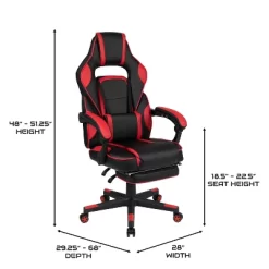 BlackArc Zulu Gaming Desk And Chair Set, Ergonomic Gaming Chair With USB Massage, Slide-Out Footrest, And Detachable Headrest Pillow -Online Furniture Store GUEST 014b766c f90b 4975 a816 24b7313330eb