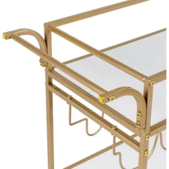 Honey-Can-Do 3 Tier Bar Cart Gold/White -Online Furniture Store GUEST 019ffa64 586c 4446 8ce1 22856f3320c6
