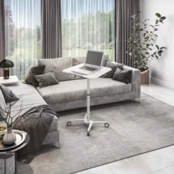 Sit To Stand Mobile Laptop Computer Stand With Height Adjustable White - Techni Mobili -Online Furniture Store GUEST 0211153e e68c 46a6 bc8b 8d7f98e57d72