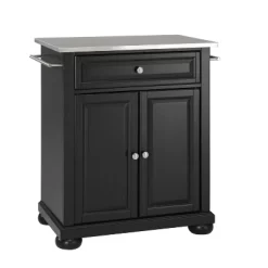 Alexandria Stainless Steel Top Portable Kitchen Island/Cart - Crosley -Online Furniture Store GUEST 025ef8ae 07b6 4713 bd13 c10065c2d1e7