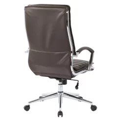 High Back Manager's Faux Leather Chair With Chrome Base - OSP Designs -Online Furniture Store GUEST 02abd96e db28 463e 8256 87028a1dbf39