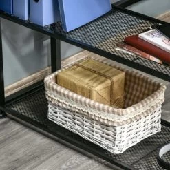 HOMCOM 83" Two Person Computer Desk With 2 Storage Shelves, Double Desk Workstation With Book Shelf, Long Desk Table For Home Office, Dark Walnut -Online Furniture Store GUEST 0330fd73 7e56 449e b3b6 23910c257bde