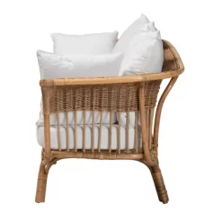 Edana Natural Rattan Sofa With Cushion White/Natural Brown - Bali & Pari -Online Furniture Store GUEST 0476647e 8fe5 48b1 bc34 4e0a81ffe635