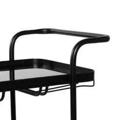 Contemporary Metal Bar Cart Black - Olivia & May -Online Furniture Store GUEST 04e04b59 7d9b 458e b6f8 22ce08b0006c