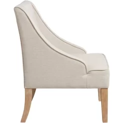 Elm Lane Dixon Ivory Fabric Swoop Arm Chair -Online Furniture Store GUEST 04f7535c 76e9 481d 90d0 916cd2573ffc
