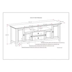 Halifax Wide TV Stand For TVs Up To 80" - WyndenHall -Online Furniture Store GUEST 05526fa9 d2c3 407b b577 7ded9895a6c1