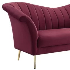 80" Callista Sofa Red Velvet - Acme Furniture -Online Furniture Store GUEST 05b922be ee10 45b5 bed6 e72e7b656573