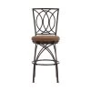 30" Dana Big And Tall Metal Crossed Legs Barstool - Powell Company