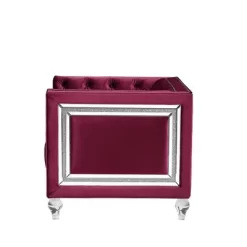 67" Heibero Sofa Burgundy Velvet - Acme Furniture -Online Furniture Store GUEST 078c8cea b096 47b2 a59b d0df06bcbc75