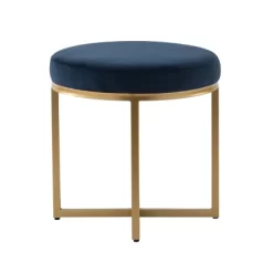 18" Round Ottoman With Metal Base - WOVENBYRD 18 18" Round Ottoman With Metal Base - WOVENBYRD -Online Furniture Store GUEST 092667bd 82e4 4bb6 a3d1 2e3d874533c5