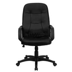 Emma And Oliver High Back Black Glove Vinyl Executive Swivel Office Chair With Arms -Online Furniture Store GUEST 09ed70ef a08c 4915 84c5 5cae5aad2301