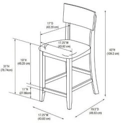 29" Torino Contemporary Barstool Hardwood/Black - Linon -Online Furniture Store GUEST 0aef6928 c4d6 45b0 8c83 bf67b4a6f5d3