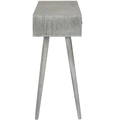 Albus 3 Drawer Console Table- Slate Grey - Safavieh 3 Albus 3 Drawer Console Table- Slate Grey - Safavieh - Image 3