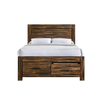 Wren Platform Storage Bed Chestnut - Picket House Furnishings 11 Wren Platform Storage Bed Chestnut - Picket House Furnishings - Image 11