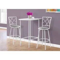 24"x36" Home Bar Height Dining Set And Metal Spacesaver White - EveryRoom 5 24"x36" Home Bar Height Dining Set And Metal Spacesaver White - EveryRoom -Online Furniture Store GUEST 0de964e2 ba90 4674 b41e 546fc0c3a37f