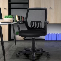 Costway Mid-Back Office Executive Chair Mesh Chair Height Adjustable W/ Lumbar Support -Online Furniture Store GUEST 0df5656b 2f28 4b56 b5e8 946017c84ec0