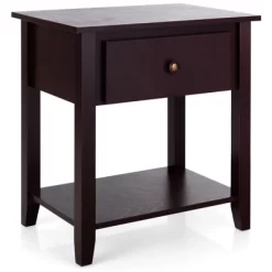 Costway 2PCS Nightstand Sofa End Side Table W/ Storage Drawer Bottom Shelf Espresso 10 Costway 2PCS Nightstand Sofa End Side Table W/ Storage Drawer Bottom Shelf Espresso -Online Furniture Store GUEST 0e234bfb d0db 43f0 b6d8 5fdfb7d6b7de