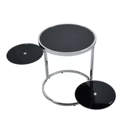 Lynch Side Table Black/Chrome - Acme Furniture -Online Furniture Store GUEST 0e3ed46f d64e 49f3 834a 7c982a032382