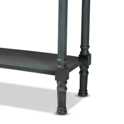 Garvey Wood 3 Drawer Entryway Console Table - Baxton Studio -Online Furniture Store GUEST 0e50318f e6a5 4d81 8950 859ff57a753d
