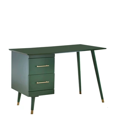 Leon Mid Century Desk Green - Angelo : Home 2 Leon Mid Century Desk Green - Angelo : Home - Image 2