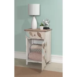 Salina Side Table White - Powell Company -Online Furniture Store GUEST 122c85aa b80a 4553 bd8b a657cb2fa6c9
