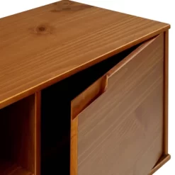 Solid Wood Mid-Century Modern TV Stand For TVs Up To 80" - Saracina Home -Online Furniture Store GUEST 1230d599 1ffc 49f5 88b2 9c14434896a7