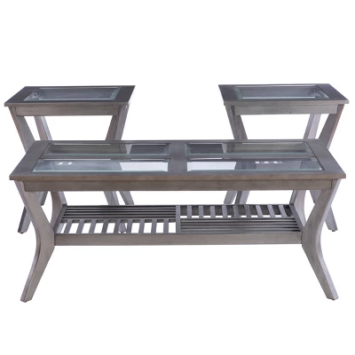 3pc Gessner Coffee And End Table Set - Powell 16 3pc Gessner Coffee And End Table Set - Powell - Image 16