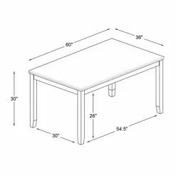 Jordan Dining Table - Linon -Online Furniture Store GUEST 1313254c a8c6 41ea a234 97fa1e7fd55c
