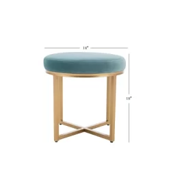 18" Round Ottoman With Metal Base - WOVENBYRD 21 18" Round Ottoman With Metal Base - WOVENBYRD -Online Furniture Store GUEST 13457459 8118 440b ae24 d26ad2623834