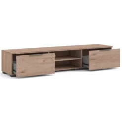 2 Drawer 2 Shelf TV Stand In Brown - Tvilum -Online Furniture Store GUEST 14095127 603f 4230 8059 6fa2d2eb725e