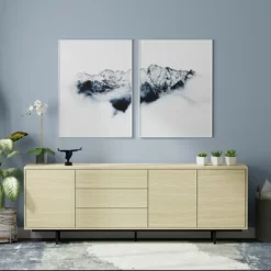 Glenwillow Home Atlas 78" X 28" Highboy Modern TV Stand Cabinet And Sideboard -Online Furniture Store GUEST 168269ae a48b 4d67 8aef d3c4587a1dd9