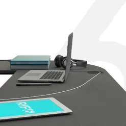 RIF6 L Shaped Modern Computer Home Office Gaming Desk With Keyboard Tray And Cable Management, Easy Assembly, Black -Online Furniture Store GUEST 16911add 74f7 40cb a06d 2dbce5331073