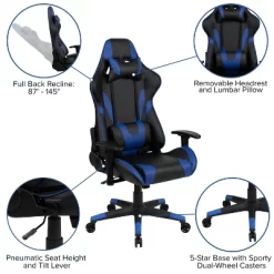 Emma And Oliver Gaming Desk Bundle - Cup/Headset Holder/Mouse Pad Top -Online Furniture Store GUEST 177cdfcc 7778 496f bea6 c087c029e6b8