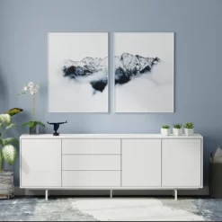 Glenwillow Home Atlas 78" X 28" Highboy Modern TV Stand Cabinet And Sideboard -Online Furniture Store GUEST 17ef32a0 9d0c 4f18 83b1 606f008740d8