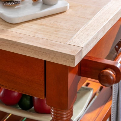 Barker Kitchen Cart And Islands - Linon 10 Barker Kitchen Cart And Islands - Linon - Image 10