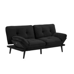 Finley Convertible Futon Sofa Bed Black - Serta -Online Furniture Store GUEST 195b3815 37e6 4706 9d30 83892f388a69