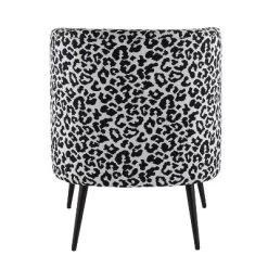 Fran Contemporary Leopard Fabric Slipper Chair - LumiSource -Online Furniture Store GUEST 19e7fd5c f115 4c47 9d9c da9b6da91544