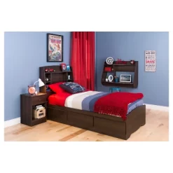 Twin Astrid Bookcase Headboard Espresso - Prepac -Online Furniture Store GUEST 1a0ea43e d6b5 4410 bd8c a3d376b471d0