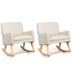 Costway Modern Upholstered Rocking Chair Rocking Armchair For Living Room Bedroom -Online Furniture Store GUEST 1a34e3c5 3ffc 4398 ac6d 0d58da414aae