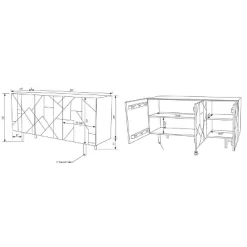 Remer Console Brown - Powell Company -Online Furniture Store GUEST 1a7a81e9 c0d9 40a5 b9df 23bc183830e0