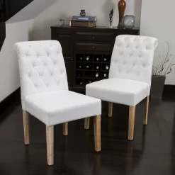 2ct Dinah Roll Top Fabric Dining Chair Set - Christopher Knight Home 7 2ct Dinah Roll Top Fabric Dining Chair Set - Christopher Knight Home -Online Furniture Store GUEST 1a7e55ea 37f7 4ea5 869b b4bc571fcbd4