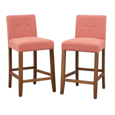 24" Set Of 2 Crawford Counter Height Barstools - Buylateral 7 24" Set Of 2 Crawford Counter Height Barstools - Buylateral - Image 7