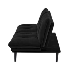 Finley Convertible Futon Sofa Bed Black - Serta -Online Furniture Store GUEST 1afffe4f ca5f 47e8 8e6a 814b01a4b79f