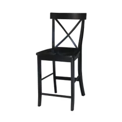 24" Martha X Back Counter Height Barstool - International Concepts -Online Furniture Store GUEST 1b7b73ef fc16 404b 8935 f3acfc2582ba