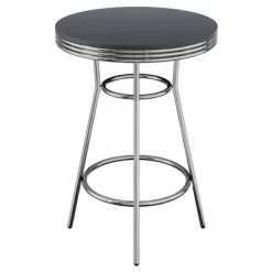 Summit Pub Table Bar Height Wood/Black/Bright Chrome - Winsome 9 Summit Pub Table Bar Height Wood/Black/Bright Chrome - Winsome -Online Furniture Store GUEST 1bc44f88 b070 4773 9213 b07955397ab0