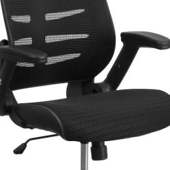 Emma And Oliver High Back Black Mesh Swivel Ergonomic Office Chair With Adjustable Flip-Up Arms 13 Emma And Oliver High Back Black Mesh Swivel Ergonomic Office Chair With Adjustable Flip-Up Arms -Online Furniture Store GUEST 1ccefb27 b9d9 4cef 838b 158a83ebd414