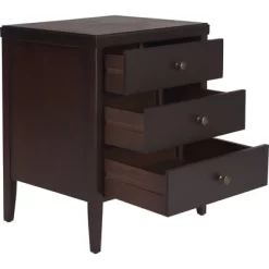 Finley Solid Wood 3 Drawer Nightstand - ClickDecor -Online Furniture Store GUEST 1cd56593 1ced 4eed 9275 2f38aebd004d
