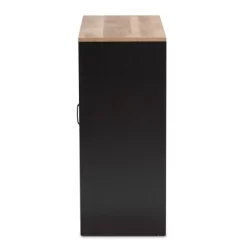 Connell Two-Tone Wood And Metal Sideboard Buffet Natural Brown/Black - Baxton Studio -Online Furniture Store GUEST 1d1d4e12 3e44 41f4 a047 48b56b2d4de1