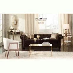 Uttermost Traditional Iron Console Table 25 3/4" X 18" With Shelf Antiqued Gold Mirror Tabletop For Living Room Bedroom Entryway -Online Furniture Store GUEST 1d2b020b d6d8 4e6d 9dbe 464f7b468ae8